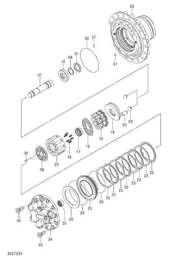 MOTOR;OIL (TRAVEL)