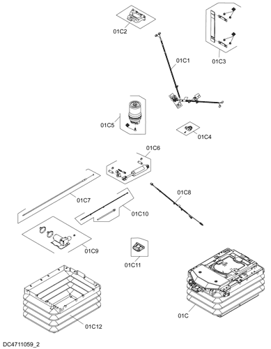 AIR-SUSPENSION SEAT (WITH HEATER)(2)