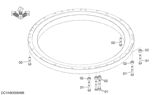 SWING BEARING PARTS (FRAME)