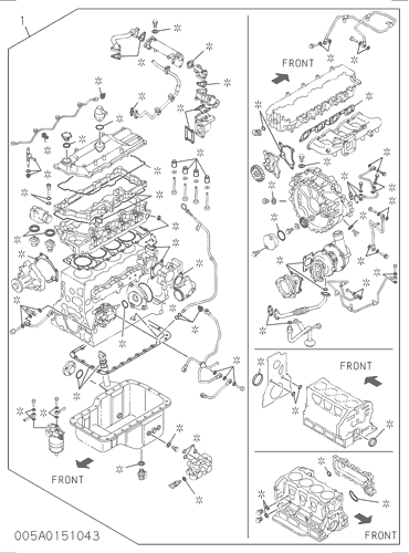 005- ENGINE GASKET KIT