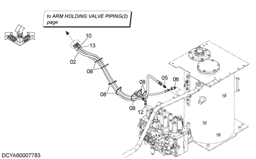 ARM HOLDING VALVE PIPING (1)