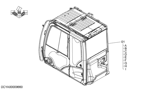 CAB (MOBILE COMMUNICATIONS)(WITH GUARD SEAT)