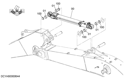 ARM CYLINDER (ML CRANE)