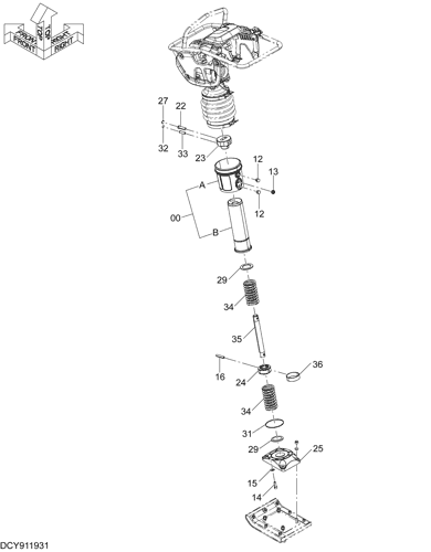 SPRING CYL. UNIT -75-