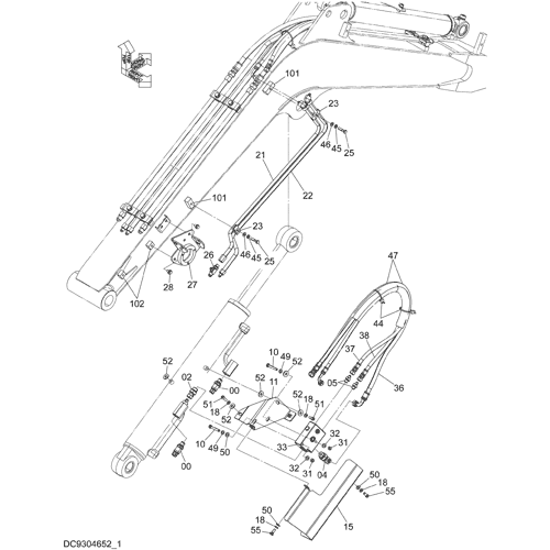 VALVE PIPING (1-1)(ML CRANE)