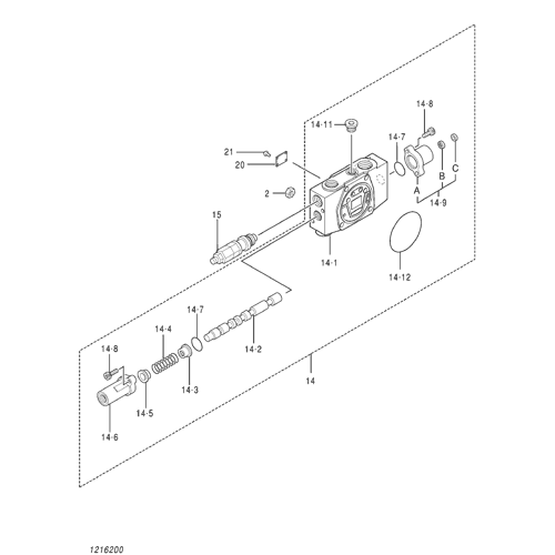 SPOOL SECTION (STRAIGHT TRAVEL)