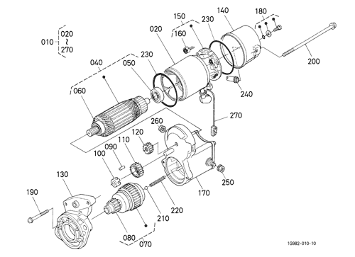 STARTER (COMPONENT PARTS)