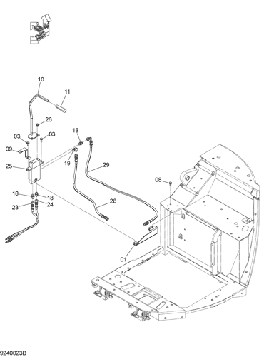 CANOPY (FLOOR) BLADE LEVER (2)