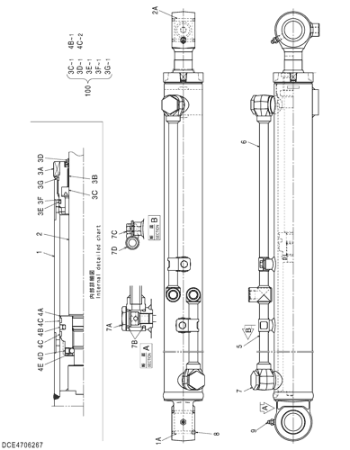 CYL.;BUCKET (LOADER)