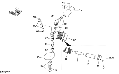ENGINE AIR CLEANER (DOUBLE)