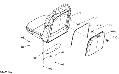 CANOPY (FLOOR) SEAT (WITH LOGO)