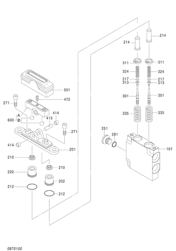 VALVE;PILOT (TRAVEL)