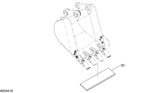 TOOTH PLATE (BUCKET 0.110m3)(JIS 94)