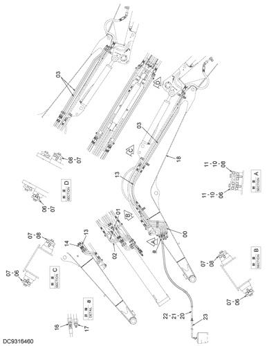 ASSIST PIPING (BOOM)