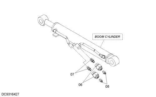 SLOW RETURN PIPING (BOOM)