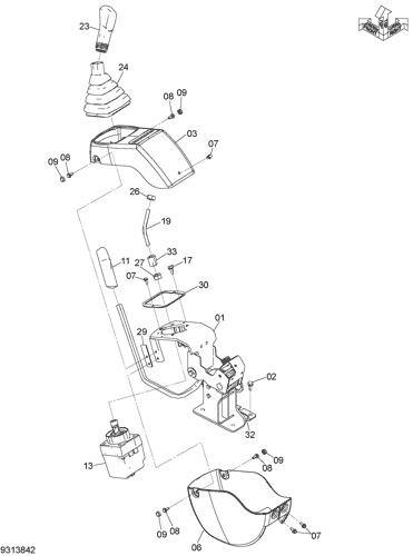 CANOPY (FLOOR) CONSOLE (L)