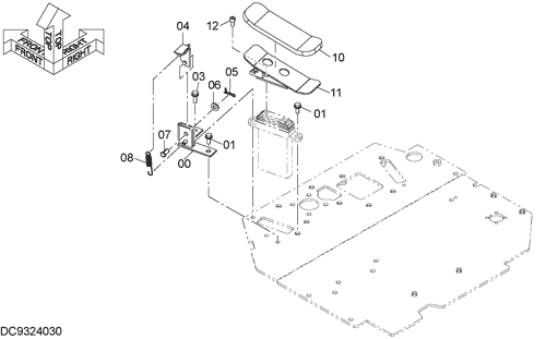 ATTACHMENT PEDAL (LEFT SIDE VERTICAL TYPE)(CANOPY)