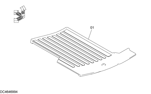 CANOPY (FLOOR) FLOOR MAT (CANOPY)