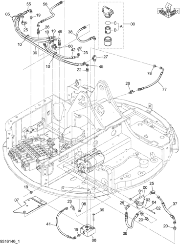 HYDRAULIC SYSTEM PILOT PIPING (1-1)
