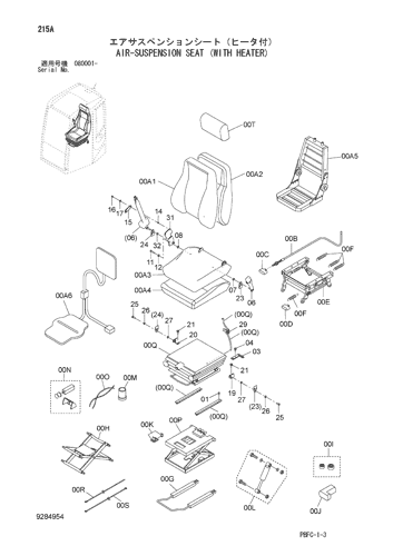 AIR-SUSPENSION SEAT (WITH HEATER)