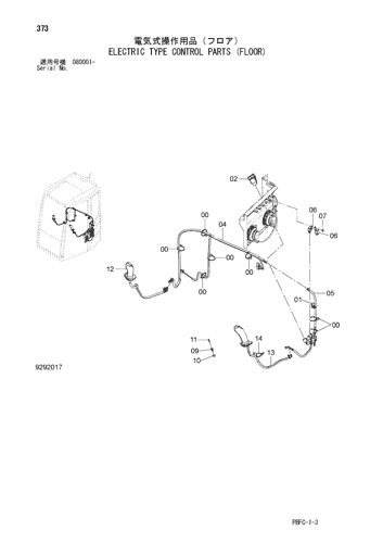 ELECTRIC TYPE CONTROL PARTS (FLOOR)